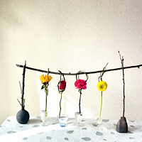 花のペンダント